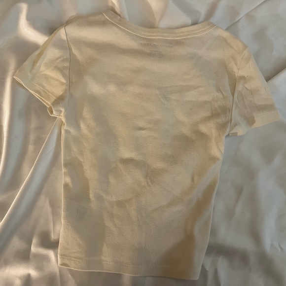 American Eagle baby tee with embroidered mini flowers - Picture 2 of 3